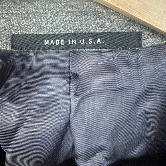 Hickey Freeman Limited 100% Cashmere Blazer Mens 48L Gray Sport Coat Blazer USA - Picture 5 of 10